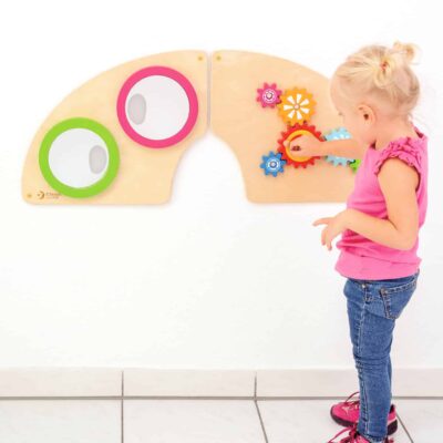 Wandspiel Set Zahnrad & Spiegel