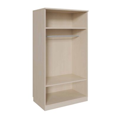 Garderobenregal mit Hutboden, Stange, Schuhboden