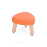 Polsterhocker in 3 Farben - 180165 SH21 orange