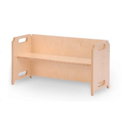 Stapel-Wendebank aus Holz