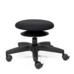 Erzieherhocker Chairgo Smoover Free – Rollhocker - Chairgo smoover XK Polyester schwarz