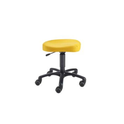 Erzieher-Rollhocker LeitnerHoc mit Sattelsitz