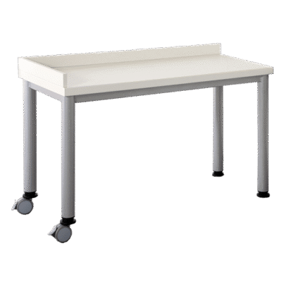 Anstelltisch für Servierwagen mit Aufkantung