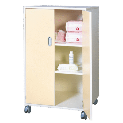 Beistellschrank für Wickelutensilien, fahrbar