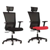 Bürostuhl mit Lordosenstütze (Stoff)