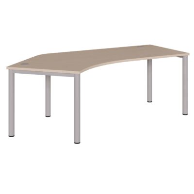 Schreibtisch mit Freiformplatte