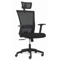 Bürostuhl mit Lordosenstütze (Stoff) – Bild 2