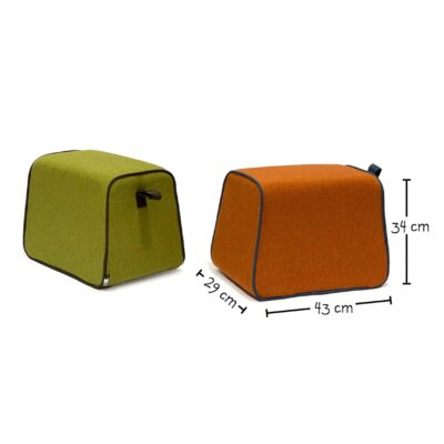 Hockidu - Hocker gepolstert mit Schlaufe