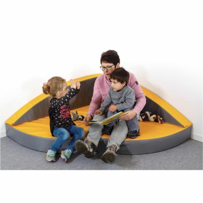 Kuschelecke mit Kunstlederbezug