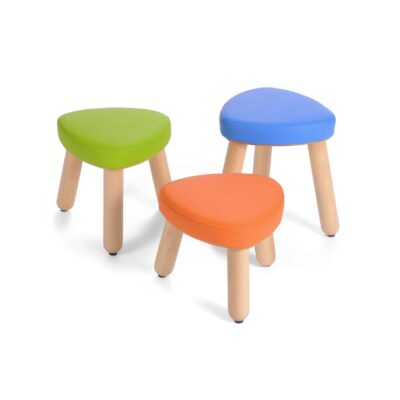 Polsterhocker in 3 Farben