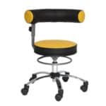 Kunstleder: Gelb / Schwarz