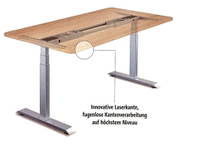 Schreibtisch höhenverstellbar - 160x80 cm – Bild 8