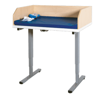 Wickeltisch elektrisch höhenverstellbar