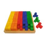 Winkelwürfel 5 Farben - 0165 | WINKELWÜRFEL bunt (50 Teile)