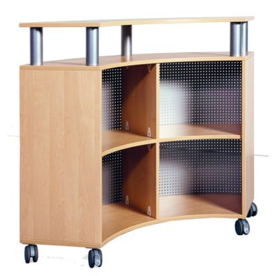 Empfangstresen Infotheke rund