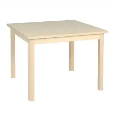 Elegance Quadrat-Holztisch 80x80 cm