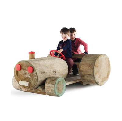 Traktor „Bulldog“ aus Kiefernholz