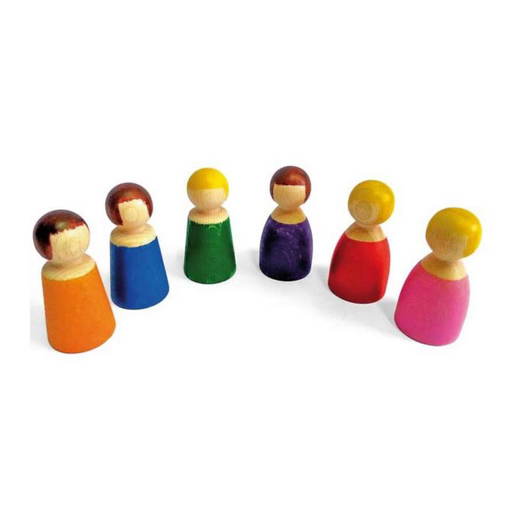 BS-00118 Holzfiguren-Set „Kleine Menschen“ - BS 00118
