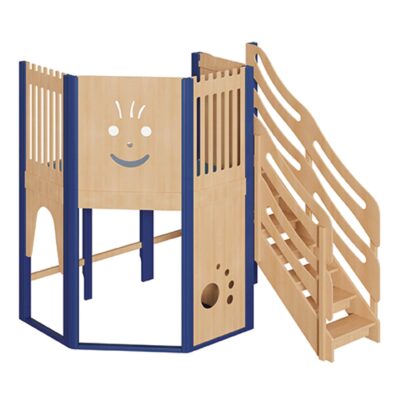 Große Spielburg mit Treppe und Durchgang