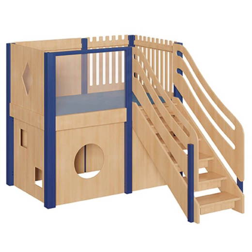 SBM0201 Mittlere Spielburg mit Treppe - SBM0201