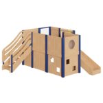 Mittlere Spielburg mit Treppe und Rutsche (versetzt) - SBM2401