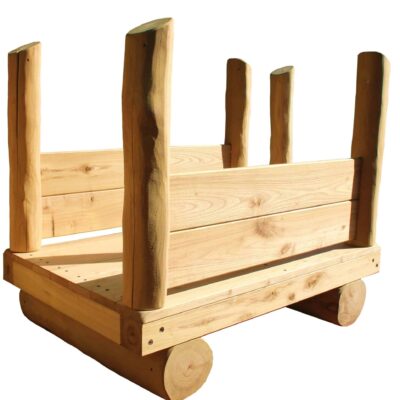 Waggon mit Holzverkleidung - U3-Spielkombi Eisenbahn