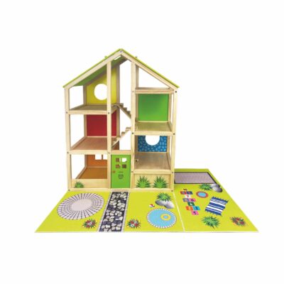 Puppenhaus - XL Kindergarten-Set - 44tlg.