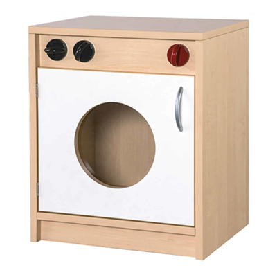 Puppenwaschmaschine mit rundem Acrylglasfenster
