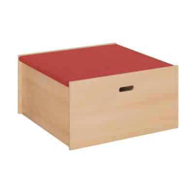 Spielpodest "Quadrat" mit Teppichbelag