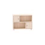 Sideboard mit 2 Türen Diagonal zueinander und 2 mittelgroße Fächer links und rechts - MKS074