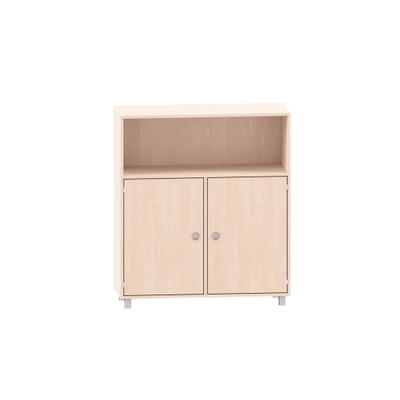 Sideboard mit einem großen Fach oben, 2 große Türen mit je einem Boden