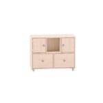 Sideboard mit einem Boden, oben links und rechts Türen, Mitte freies Fach und unten zwei Schubkästen - MKS112