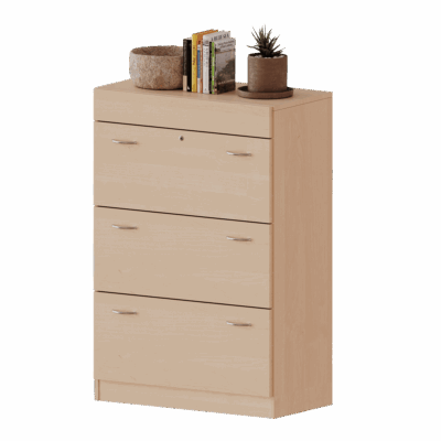 Hängeregisterschrank, 3 Ordnerhöhen - Serie evo180