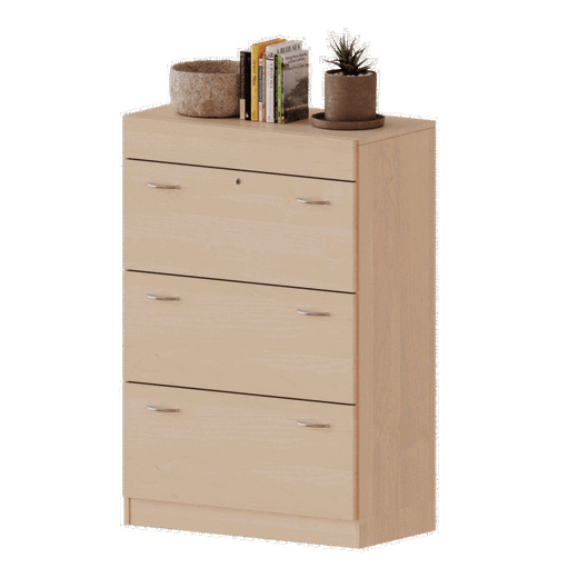 haengeregisterschrank-3oh Hängeregisterschrank, 3 Ordnerhöhen – Serie evo180 - haengeregisterschrank 3oh