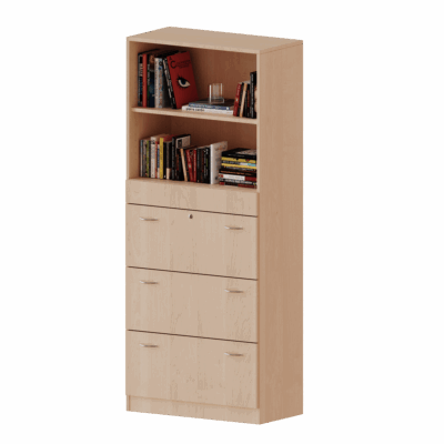 Hängeregisterschrank, 5 Ordnerhöhen - Serie evo180