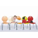 Stapelstuhl IRON mit Sitzschale farbig - iron farbe junge