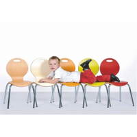 Stapelstuhl IRON mit Sitzschale farbig – Bild 2