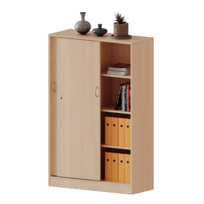 Schiebetürenschrank, 4 Ordnerhöhen - Serie evo180