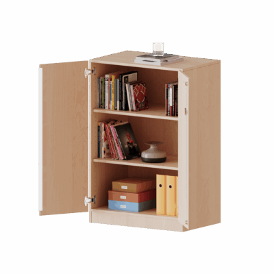 Schrank mit zwei Türen, 3 Ordnerhöhen – Serie evo 180