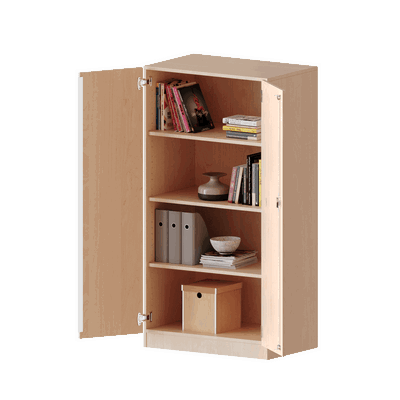 Schrank mit zwei Türen, 4 Ordnerhöhen – Serie evo 180