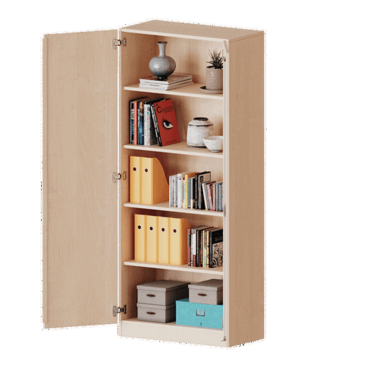 schrank2tueren5oh Schrank mit zwei Türen, 5 Ordnerhöhen – Serie evo 180 - schrank2tueren5oh