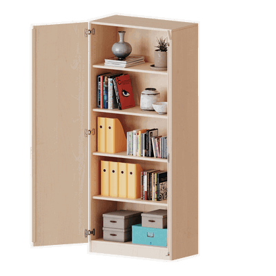 Schrank mit zwei Türen, 5 Ordnerhöhen – Serie evo 180