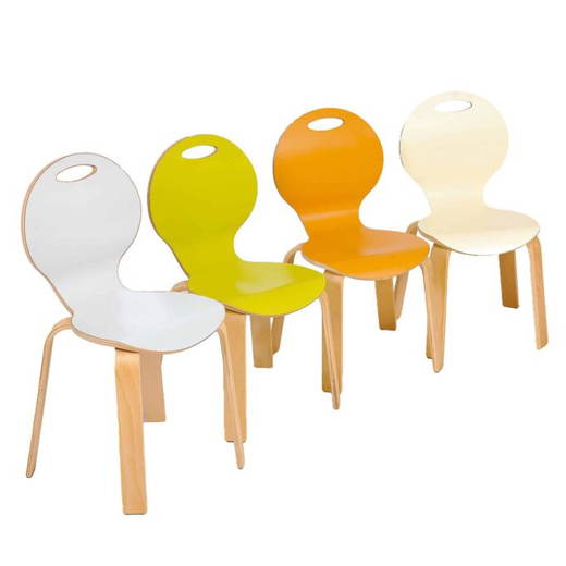 stuhl-pearl-farbig Stuhl PEARL mit Sitzschale farbig - stuhl pearl farbig