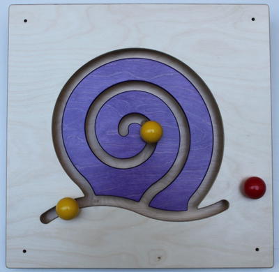 Schiebe-Wandspiel Schnecke