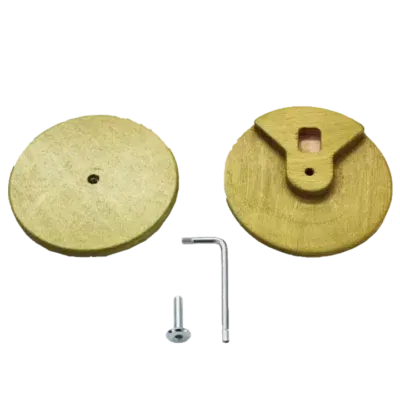 Eckverbindungsscheiben für Raumteiler