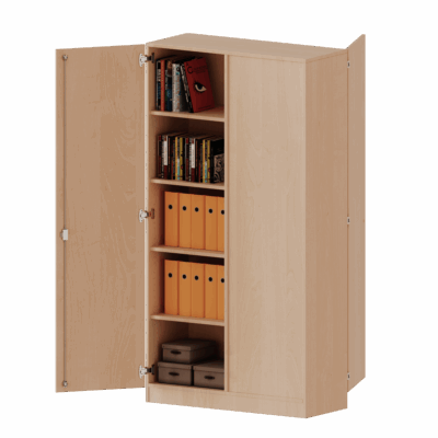 Raumteiler Schrank, 5 Ordnerhöhen - Serie evo180