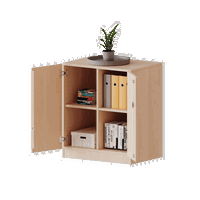 ErgoTray Schrank, zweireihig, 2 Ordnerhöhen - ohne Boxen - evo180 Serie