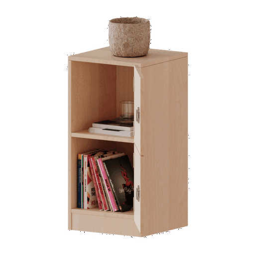 F4142SFBLI Schließfachschrank, 2 Ordnerhöhen – 2 Schließfächer – Serie evo180 - F4142SFBLI