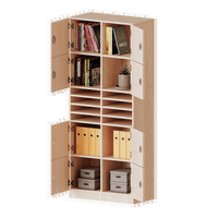 Schließfachschrank, 5 Ordnerhöhen - 8 Schließfächer und Postfächer - Serie evo180