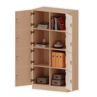 Schließfachschrank, 4 Ordnerhöhen - 8 Schließfächer - Serie evo180